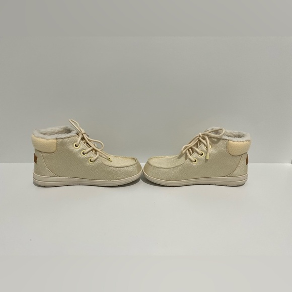 SO Buttercream Rose Gold Chukka Girls boots size 3 - Picture 2 of 7